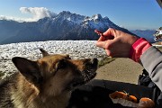 02 Pausa-ristoro alla Baita Alta di Grem (1631 m) con vista in Alben